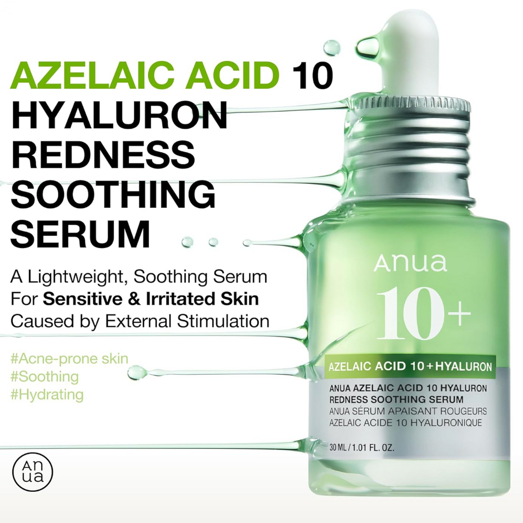 Anua – Azelaic Acid 10 Hyaluron Redness Soothing Serum