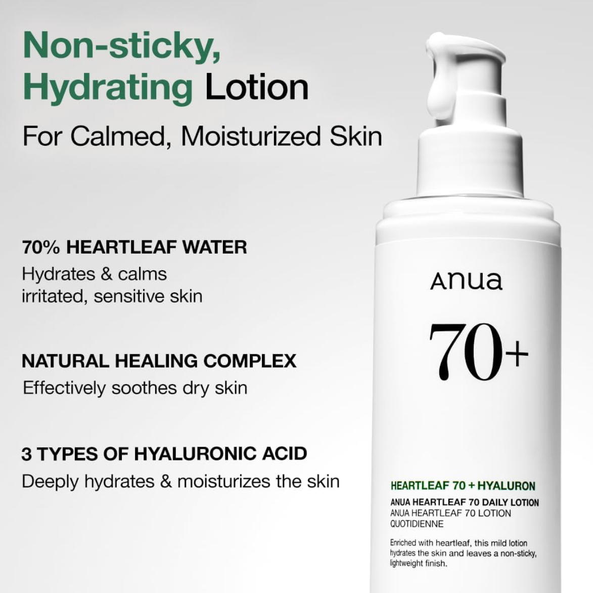 Anua – Heartleaf 70% Daily Lotion