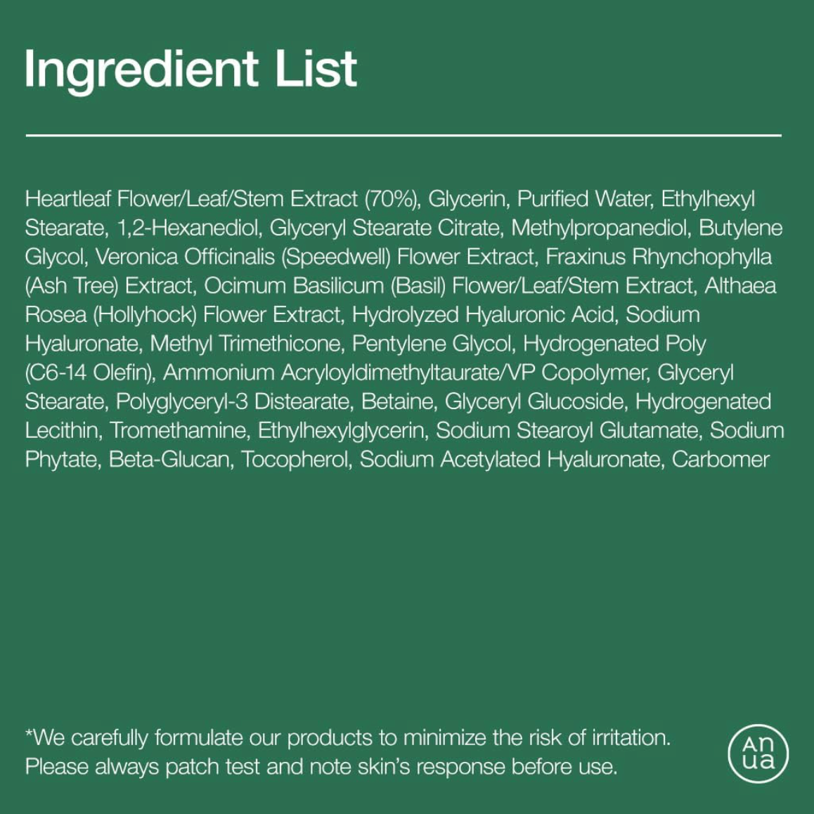 Anua – Heartleaf 70% Daily Lotion